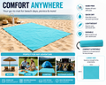SeasonHaus SandFree Beach Mat