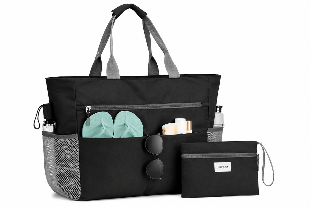 SeasonHaus Waterproof Beach Tote
